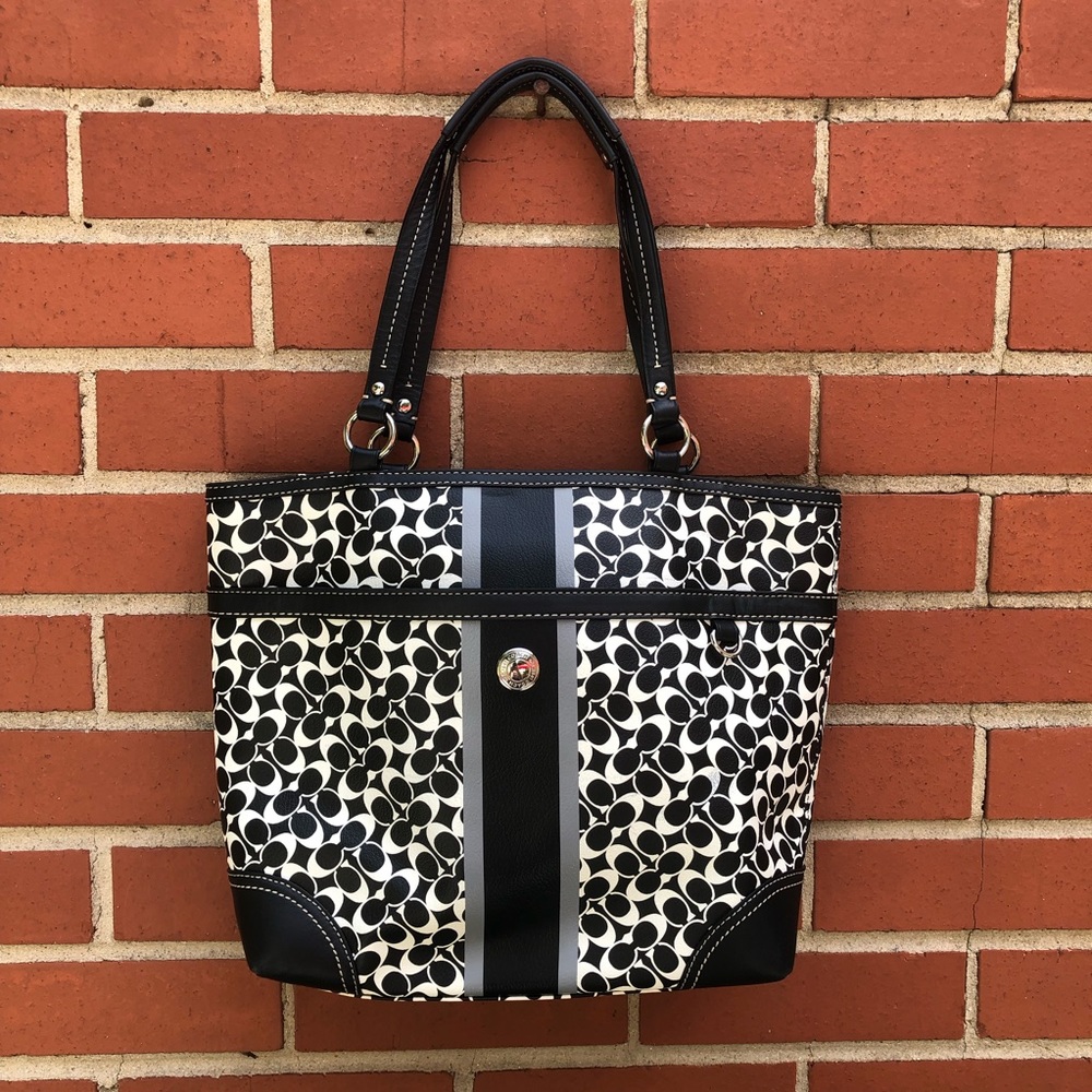 Coach Signature Chelsea Heritage Tote F1537